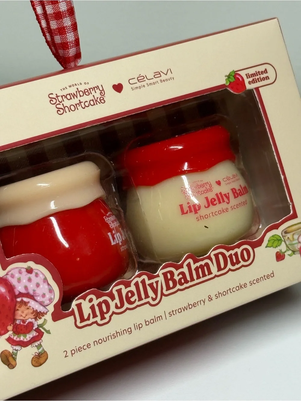 Strawberry Shortcake X Celavi Jelly Balm Duo Set Scented